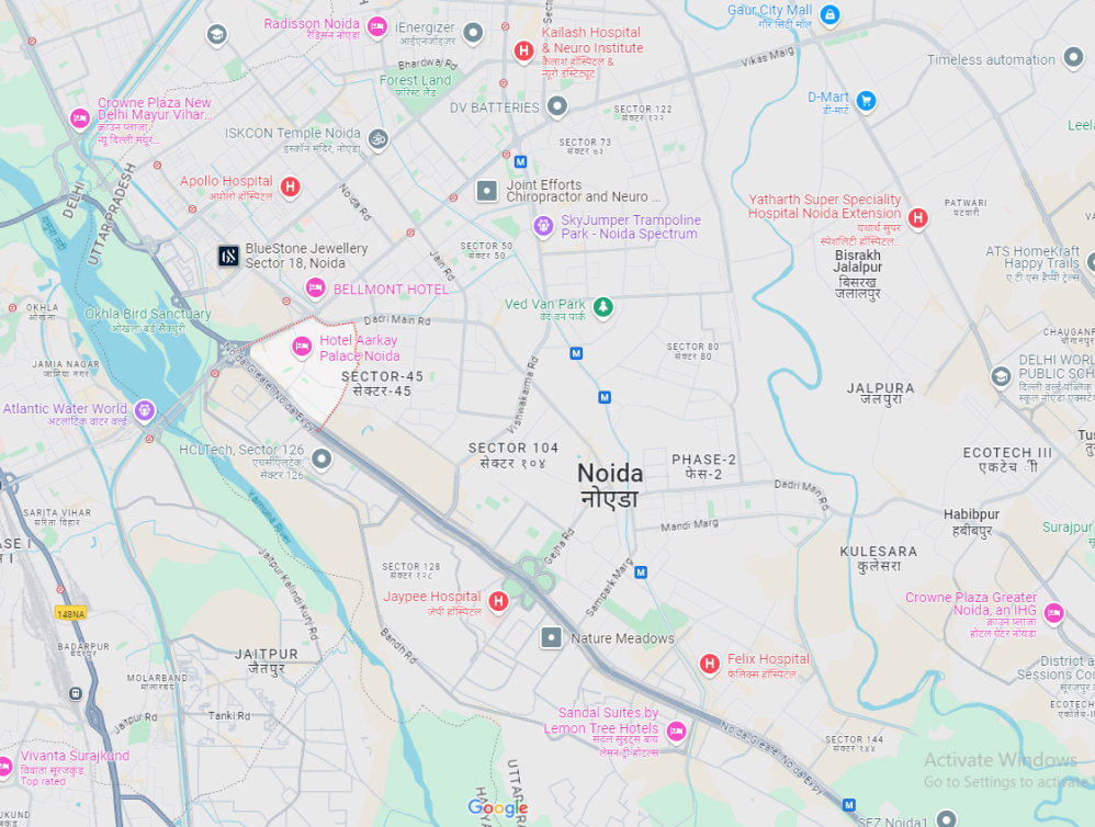 Golden Avenue Haridwar location map
